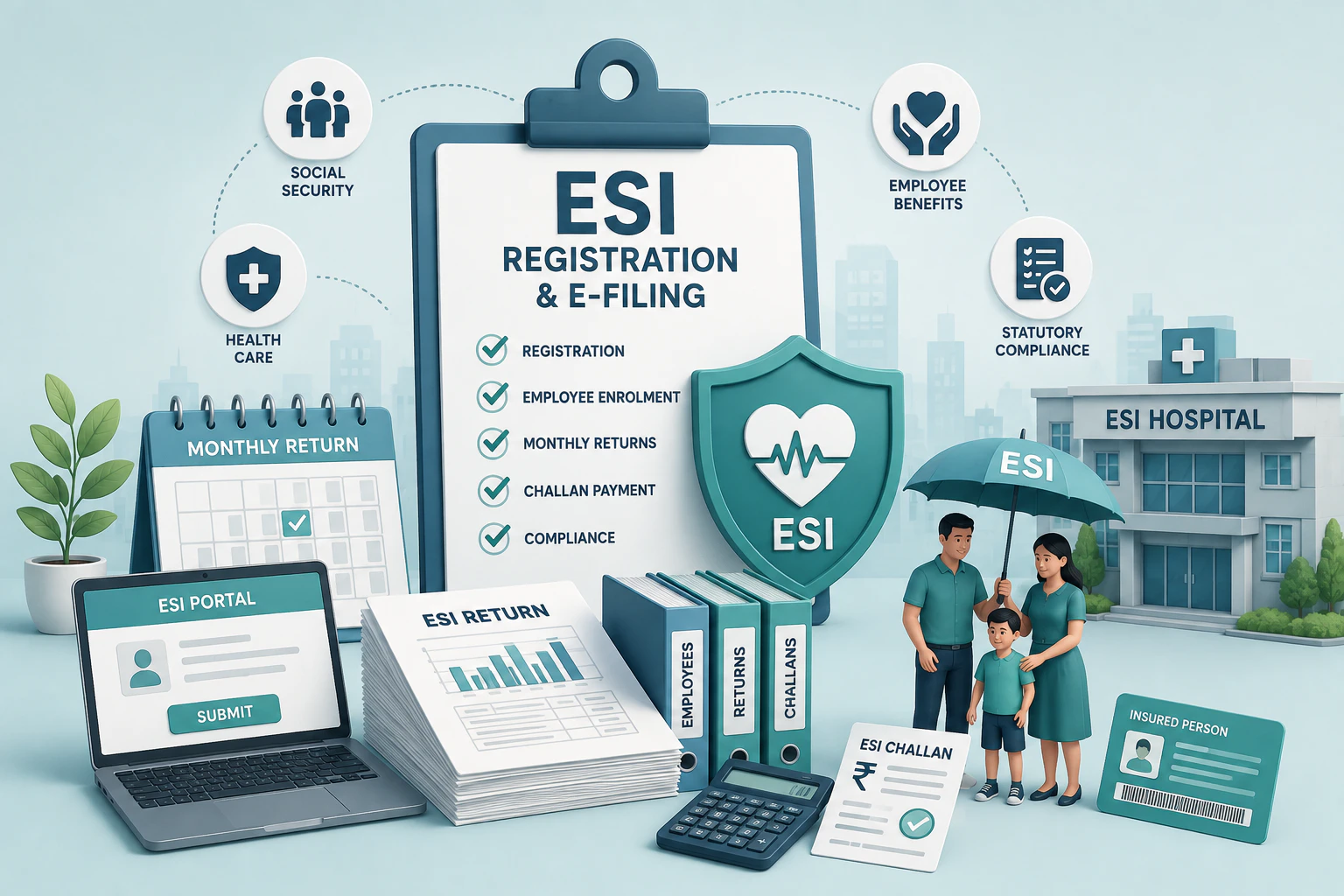 ESI Registration & E-Filing